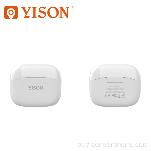 Yison True Wireless Earbuds TWS Controle de toque de impressão digital